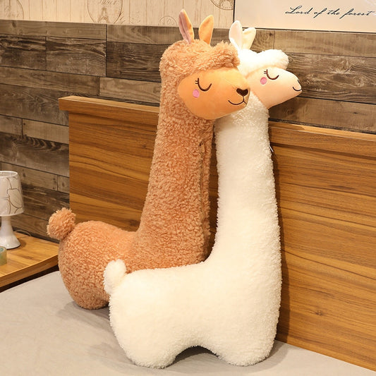 Macca and Snow, the Fluffy Alpaca's