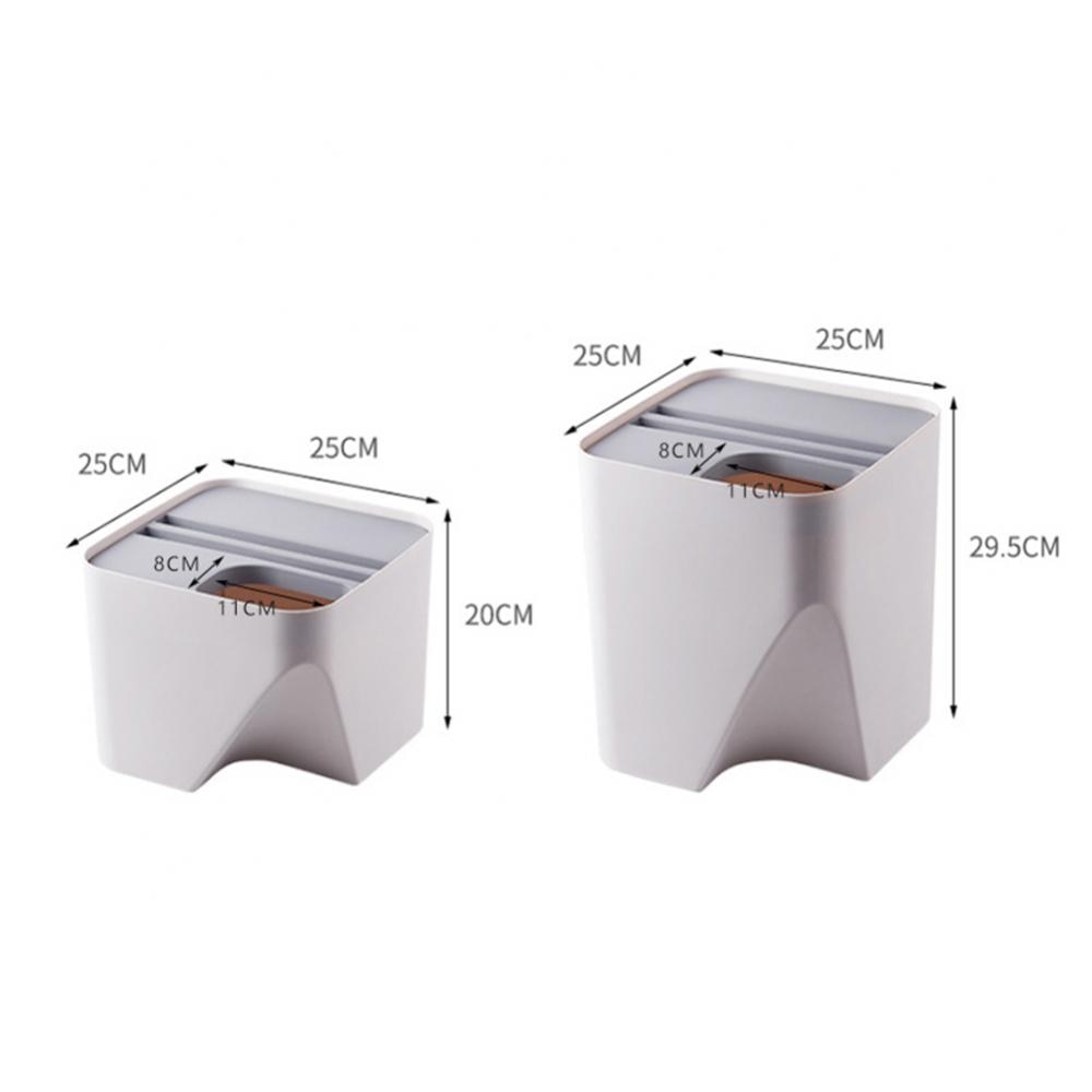 Stackable Trash & Recycling Bins