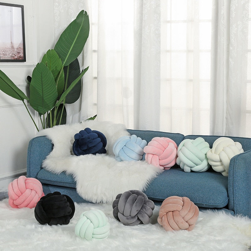 Cozy Knotted Cushion's
