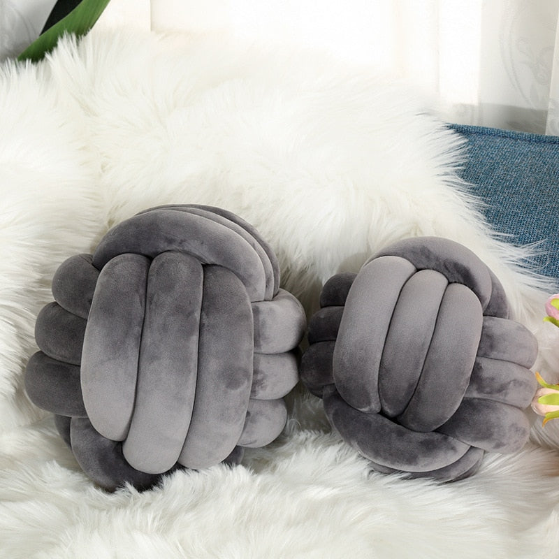 Cozy Knotted Cushion's