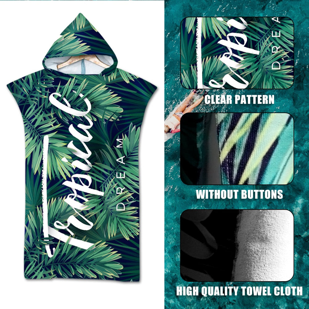 Summer Hooded Beach Towel