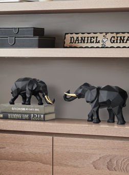Lucky Elephant Figurine - 2/Set