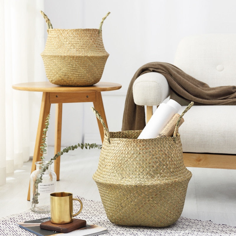 Homemade Seagrass Baskets