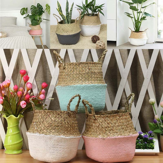 Homemade Seagrass Baskets