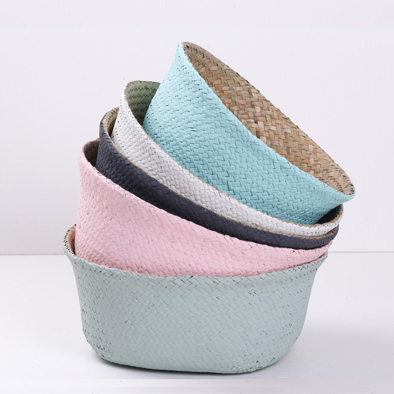 Homemade Seagrass Baskets