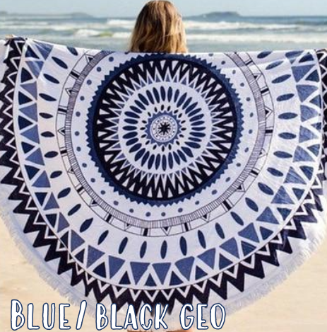 Large Round Beach Towel
