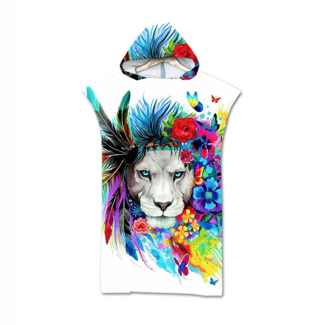 Summer Hooded Beach Towel