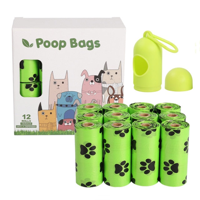 Eco-Friendly Dog Poop Bags + 1 FREE DISPENSER