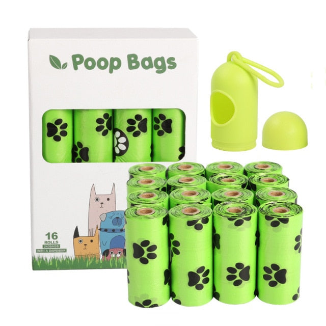 Eco-Friendly Dog Poop Bags + 1 FREE DISPENSER
