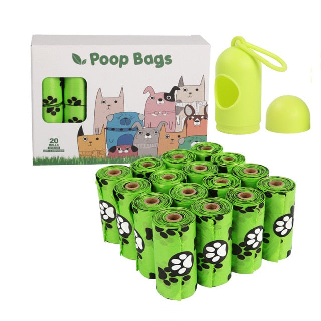 Eco-Friendly Dog Poop Bags + 1 FREE DISPENSER