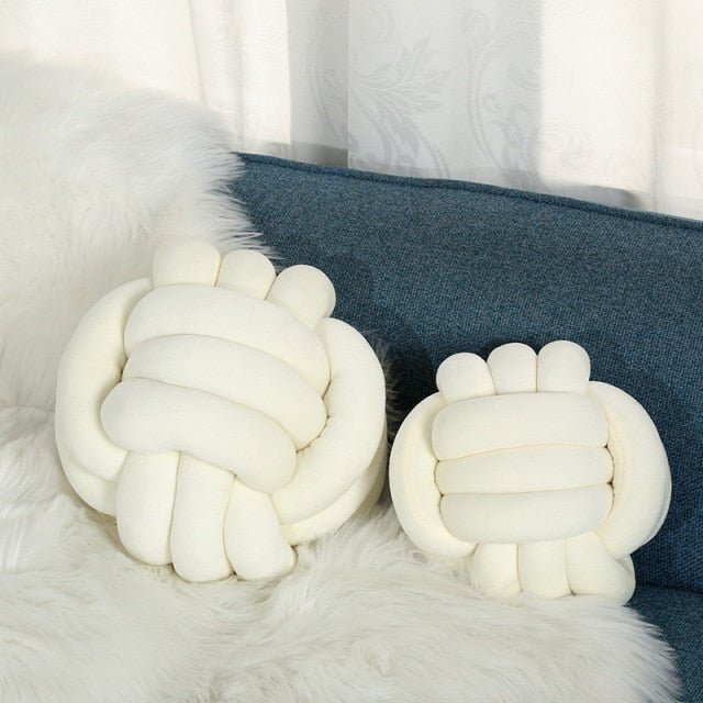 Cozy Knotted Cushion's